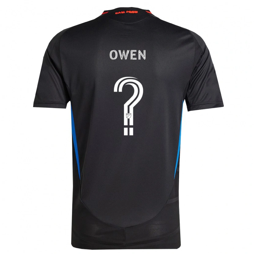 Danxen Hombre Camiseta Connor Owen #0 Azul Blanco Negro 1ª Equipación 2026/27 La Camisa