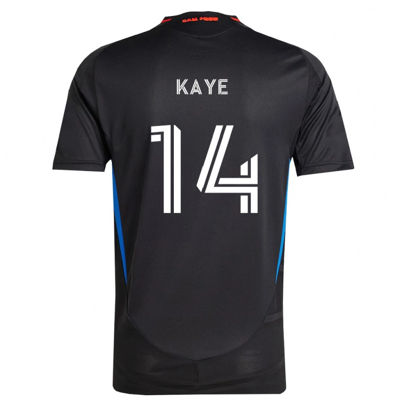 Danxen Hombre Camiseta Mark-Anthony Kaye #14 Azul Blanco Negro 1ª Equipación 2026/27 La Camisa