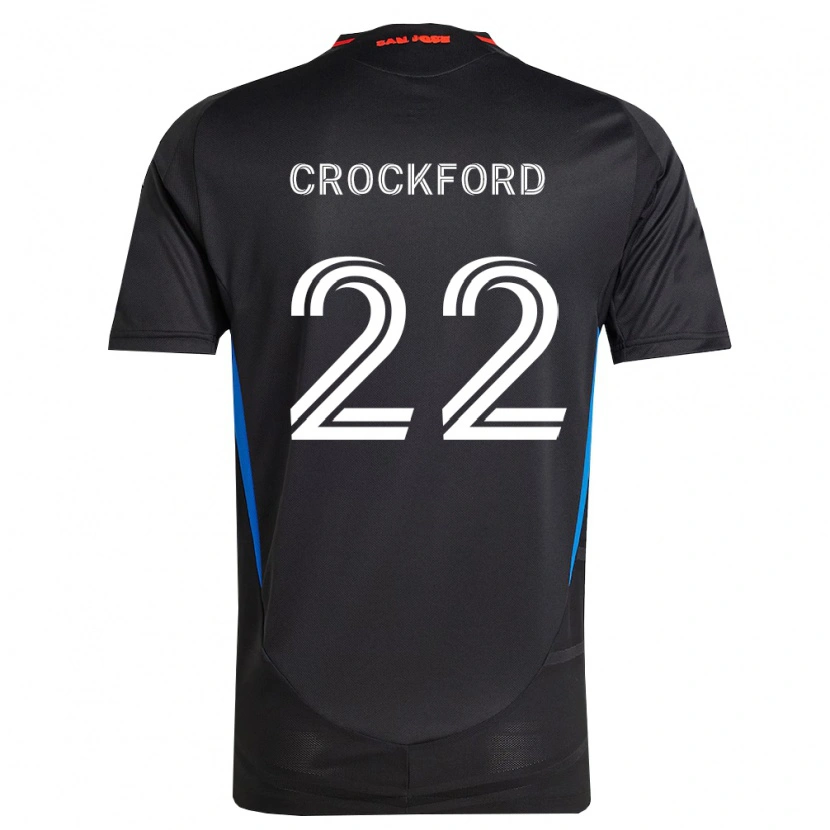 Danxen Hombre Camiseta Nate Crockford #22 Azul Blanco Negro 1ª Equipación 2026/27 La Camisa
