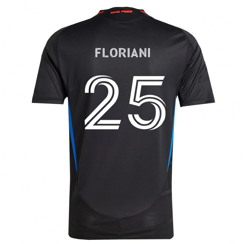 Danxen Hombre Camiseta Max Floriani #25 Azul Blanco Negro 1ª Equipación 2026/27 La Camisa
