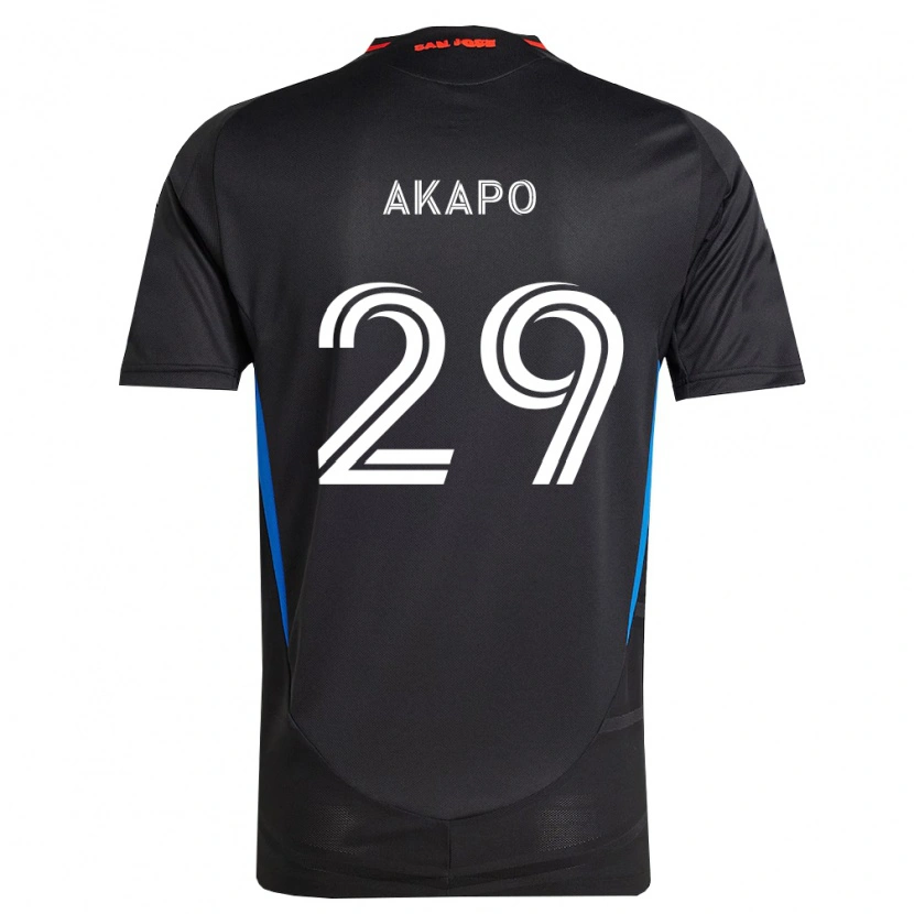 Danxen Hombre Camiseta Carlos Akapo #29 Azul Blanco Negro 1ª Equipación 2026/27 La Camisa