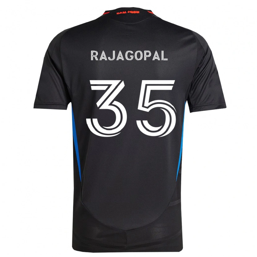Danxen Hombre Camiseta Rohan Rajagopal #35 Azul Blanco Negro 1ª Equipación 2026/27 La Camisa