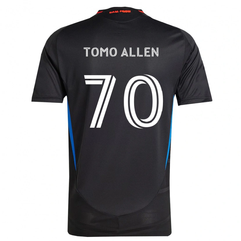 Danxen Hombre Camiseta Tomo Allen #70 Azul Blanco Negro 1ª Equipación 2026/27 La Camisa