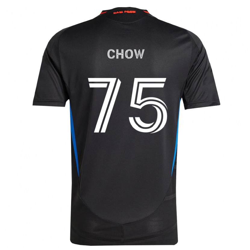Danxen Hombre Camiseta Alex Chow #75 Azul Blanco Negro 1ª Equipación 2026/27 La Camisa