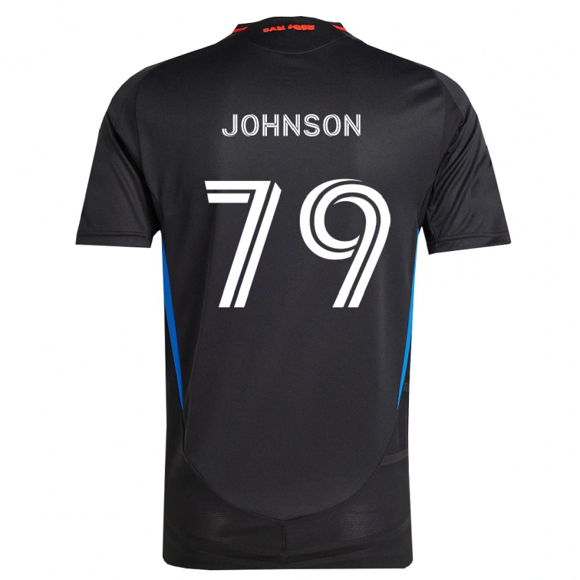 Danxen Hombre Camiseta Darius Johnson #79 Azul Blanco Negro 1ª Equipación 2026/27 La Camisa