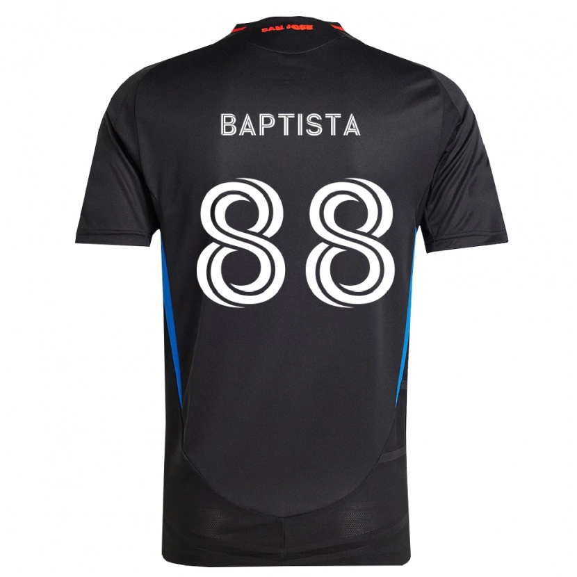 Danxen Hombre Camiseta Diogo Baptista #88 Azul Blanco Negro 1ª Equipación 2026/27 La Camisa