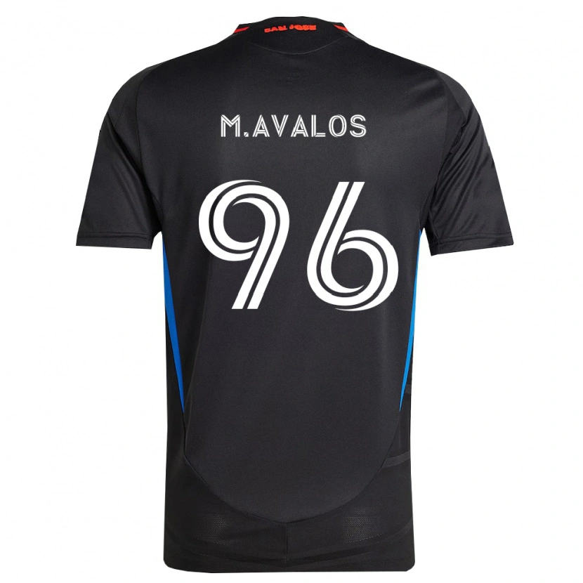 Danxen Hombre Camiseta Marcelo Ávalos #96 Azul Blanco Negro 1ª Equipación 2026/27 La Camisa