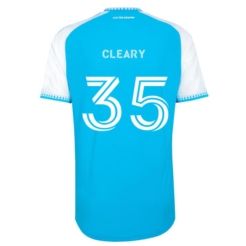 Danxen Hombre Camiseta Will Cleary #35 Azul Cielo Blanco Negro 1ª Equipación 2026/27 La Camisa