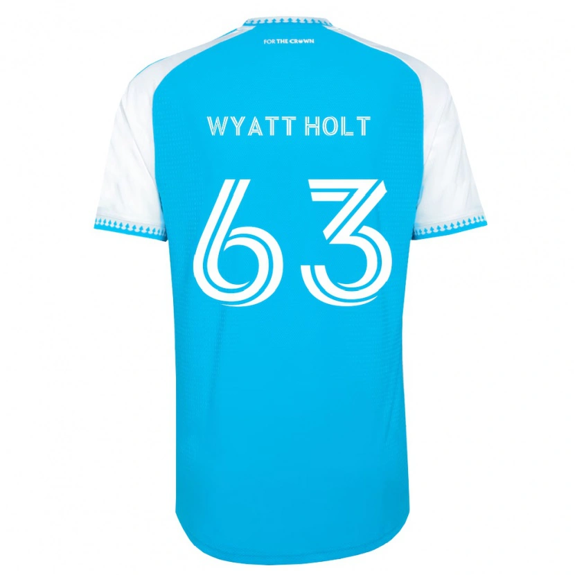 Danxen Hombre Camiseta Wyatt Holt #63 Azul Cielo Blanco Negro 1ª Equipación 2026/27 La Camisa