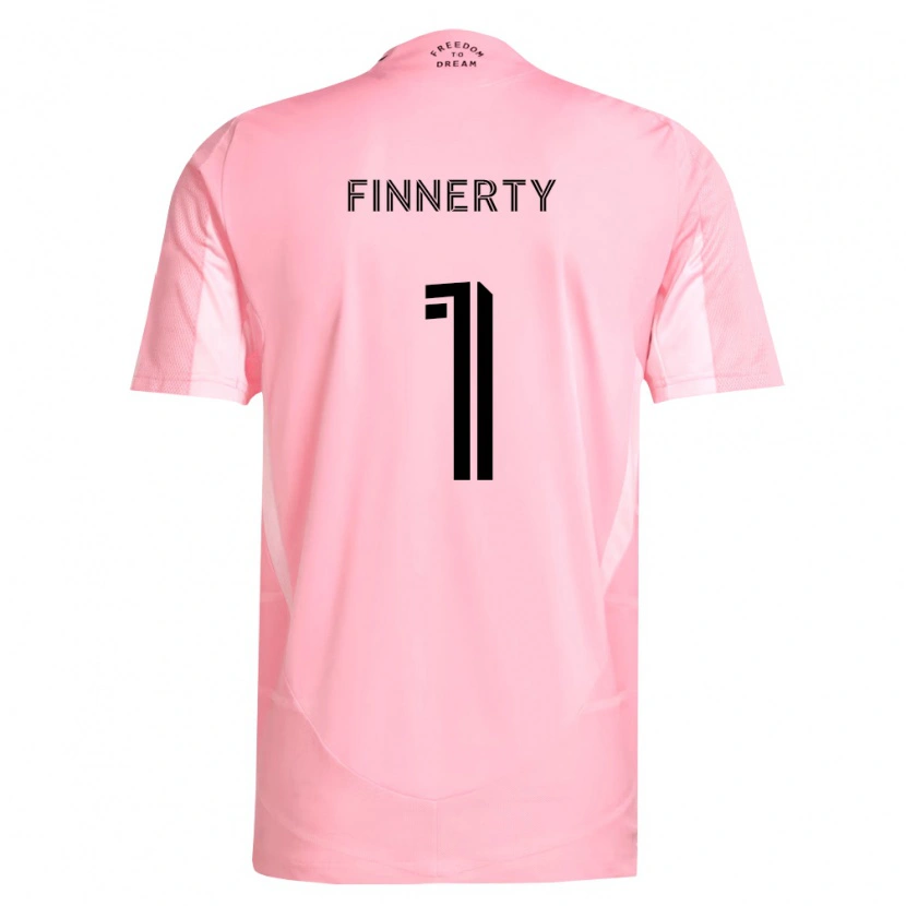 Danxen Hombre Camiseta Owen Finnerty #1 Rosa Negro 1ª Equipación 2026/27 La Camisa