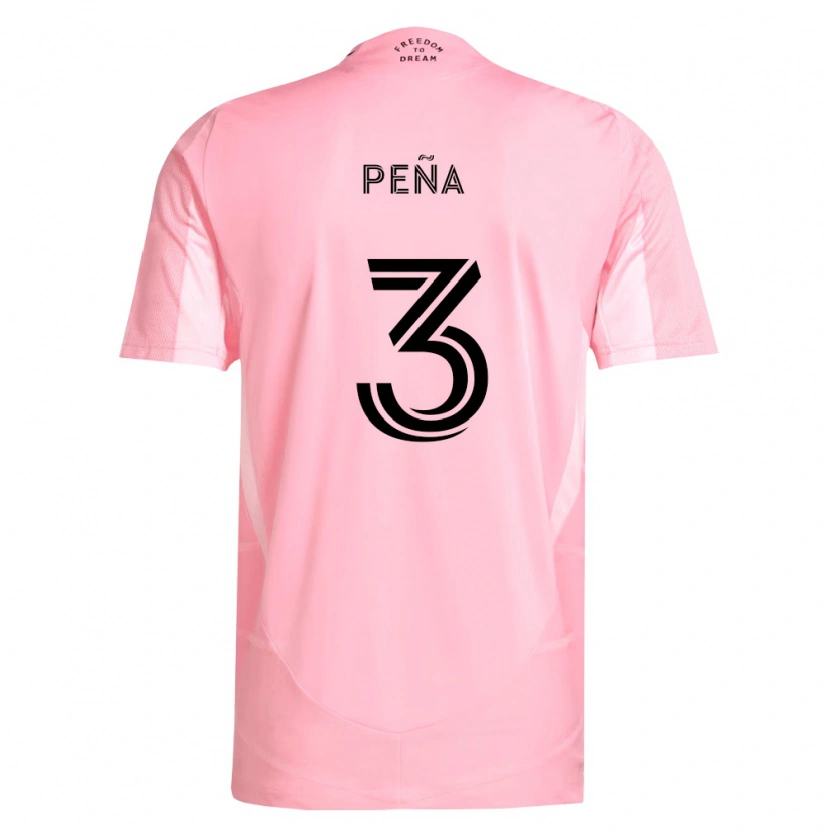 Danxen Hombre Camiseta Luciano Pena #3 Rosa Negro 1ª Equipación 2026/27 La Camisa