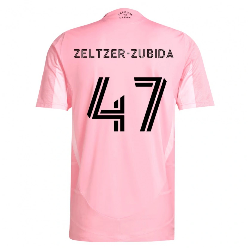 Danxen Hombre Camiseta Idoh Zeltzer-Zubida #47 Rosa Negro 1ª Equipación 2026/27 La Camisa