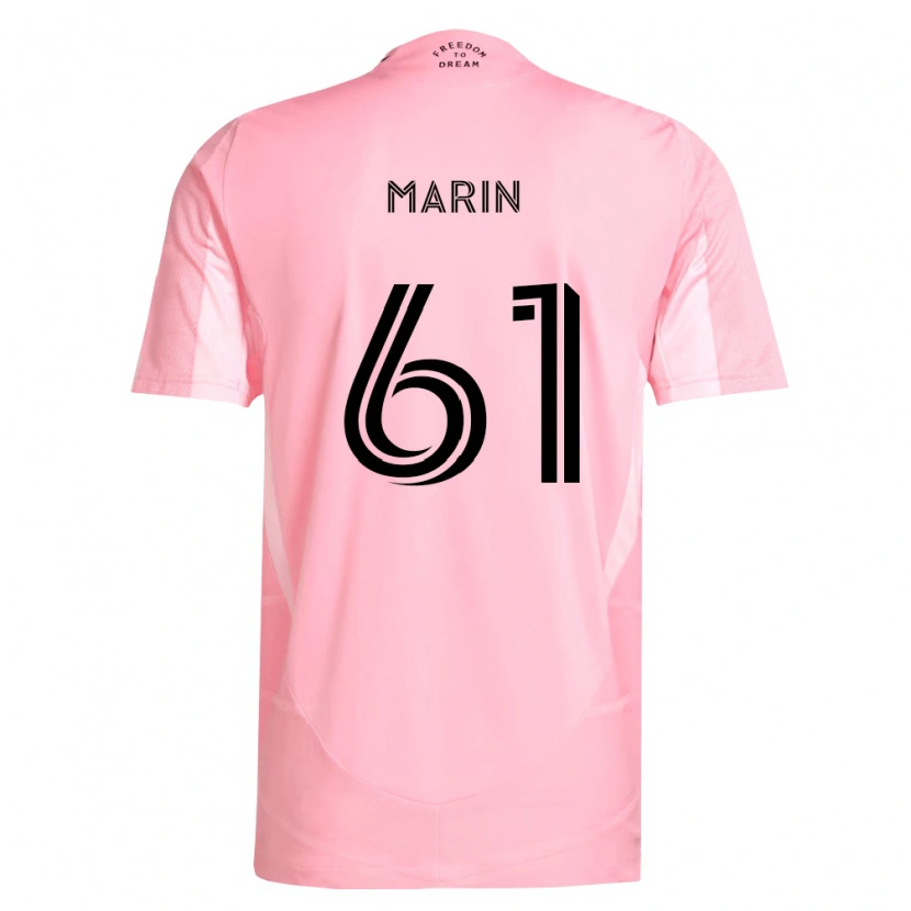 Danxen Hombre Camiseta Matias Marin #61 Rosa Negro 1ª Equipación 2026/27 La Camisa
