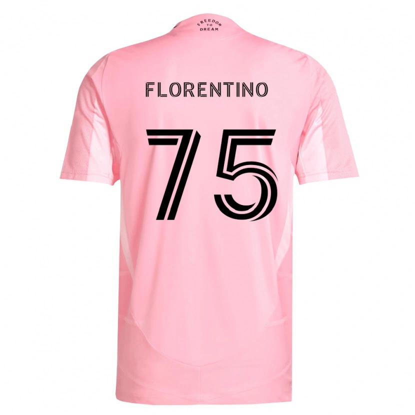 Danxen Hombre Camiseta Gabriel Florentino #75 Rosa Negro 1ª Equipación 2026/27 La Camisa