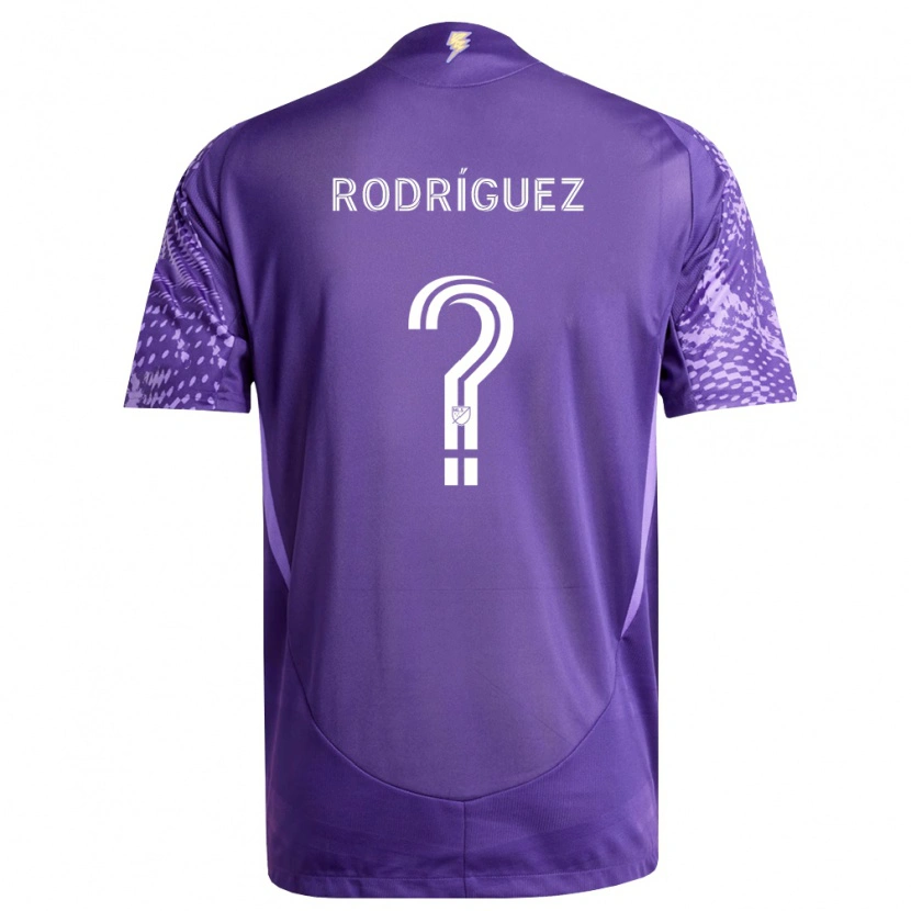 Danxen Hombre Camiseta Nicolás Rodríguez #0 Morado Blanco 1ª Equipación 2026/27 La Camisa