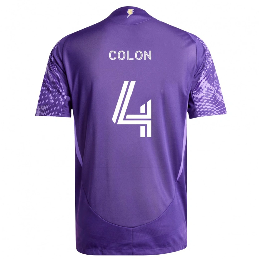 Danxen Hombre Camiseta Xzavier Colon #4 Morado Blanco 1ª Equipación 2026/27 La Camisa