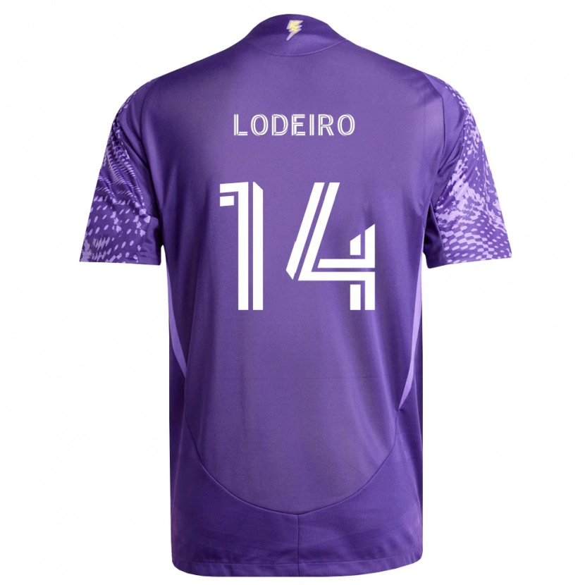 Danxen Hombre Camiseta Nicolás Lodeiro #14 Morado Blanco 1ª Equipación 2026/27 La Camisa