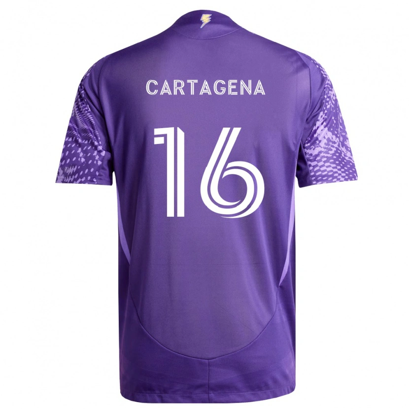 Danxen Hombre Camiseta Wilder Cartagena #16 Morado Blanco 1ª Equipación 2026/27 La Camisa