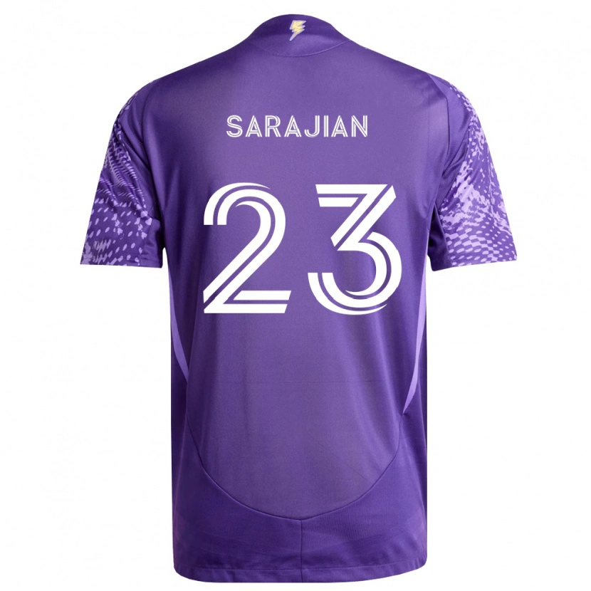 Danxen Hombre Camiseta Harvey Sarajian #23 Morado Blanco 1ª Equipación 2026/27 La Camisa