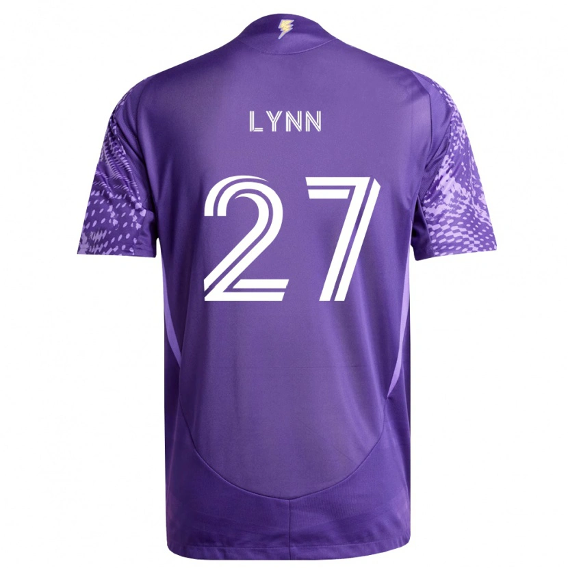 Danxen Hombre Camiseta Jack Lynn #27 Morado Blanco 1ª Equipación 2026/27 La Camisa