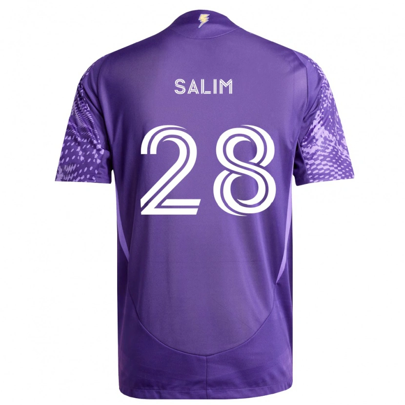 Danxen Hombre Camiseta Abdi Salim #28 Morado Blanco 1ª Equipación 2026/27 La Camisa
