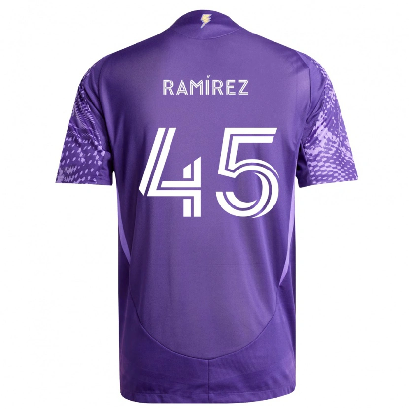 Danxen Hombre Camiseta Jacob Ramírez #45 Morado Blanco 1ª Equipación 2026/27 La Camisa