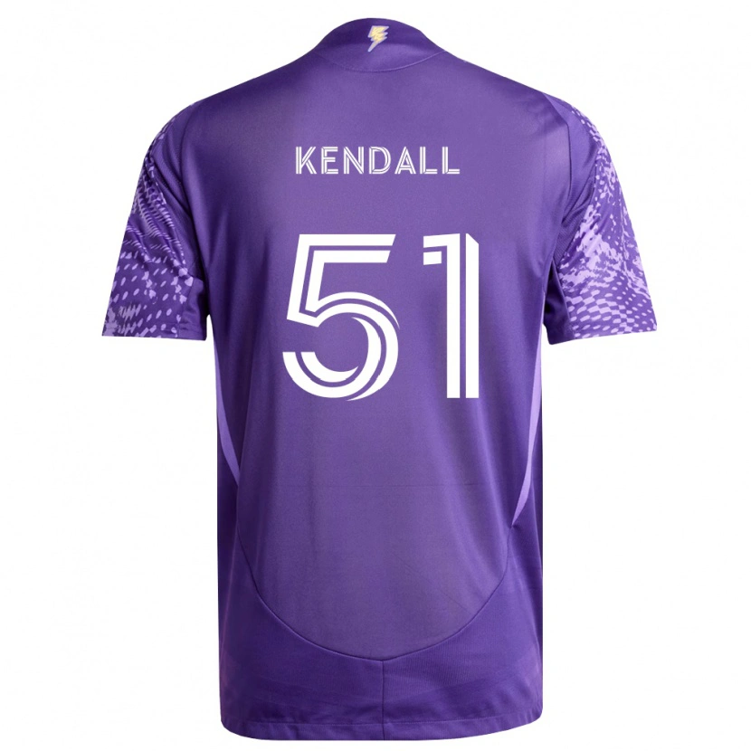 Danxen Hombre Camiseta Brady Kendall #51 Morado Blanco 1ª Equipación 2026/27 La Camisa