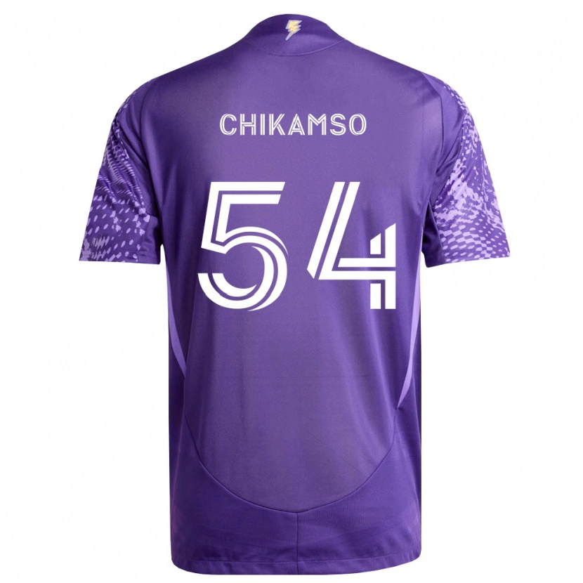 Danxen Hombre Camiseta Albright Chikamso #54 Morado Blanco 1ª Equipación 2026/27 La Camisa
