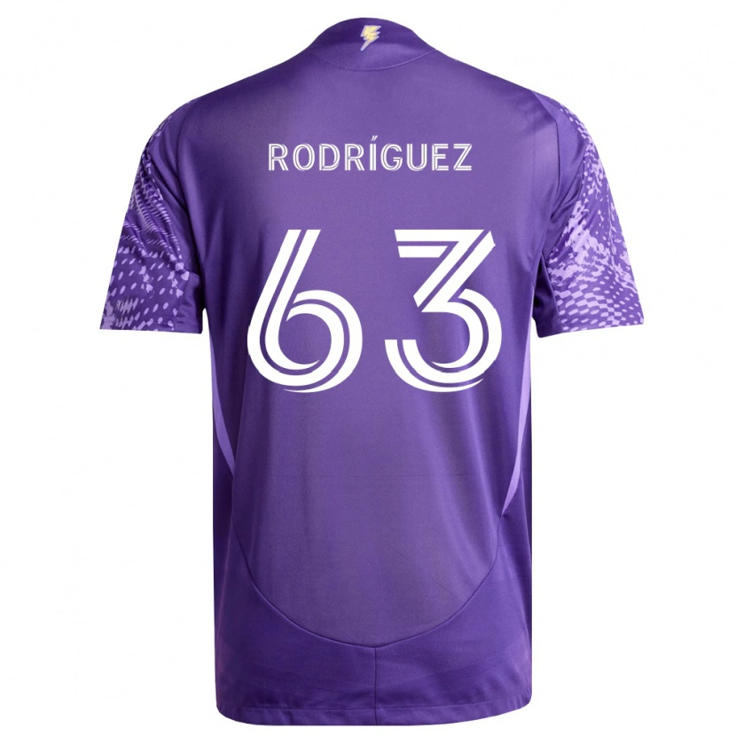 Danxen Hombre Camiseta Zinédine Rodríguez #63 Morado Blanco 1ª Equipación 2026/27 La Camisa