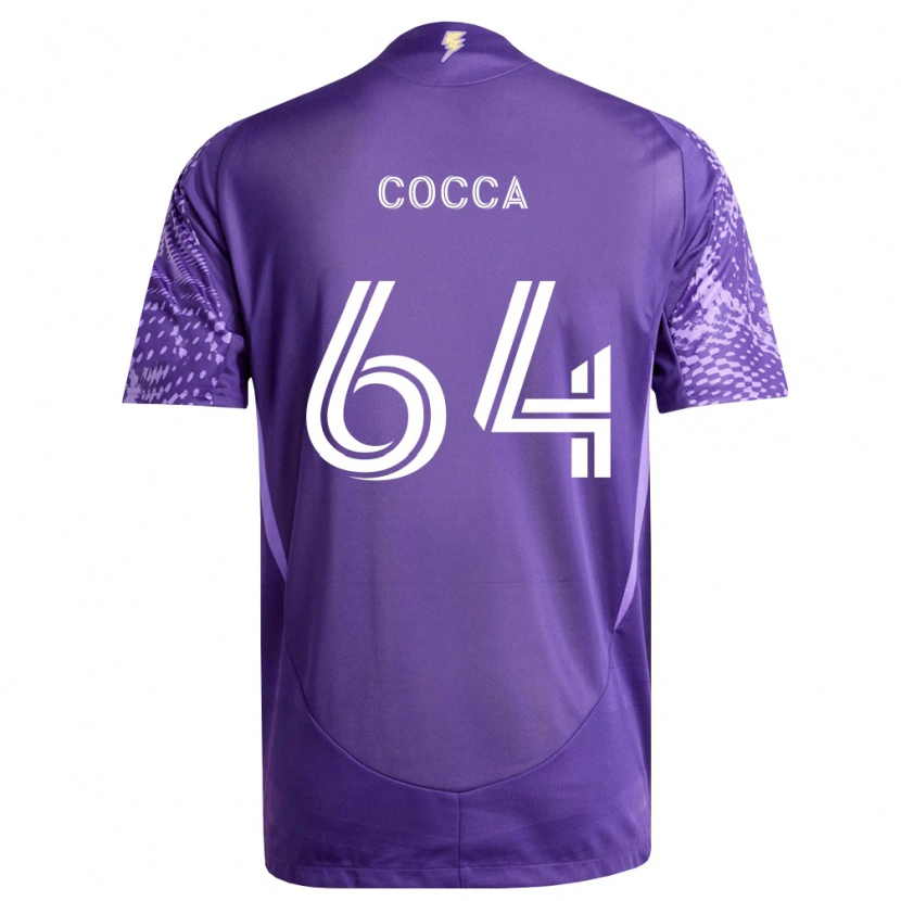 Danxen Hombre Camiseta Manuel Cocca #64 Morado Blanco 1ª Equipación 2026/27 La Camisa