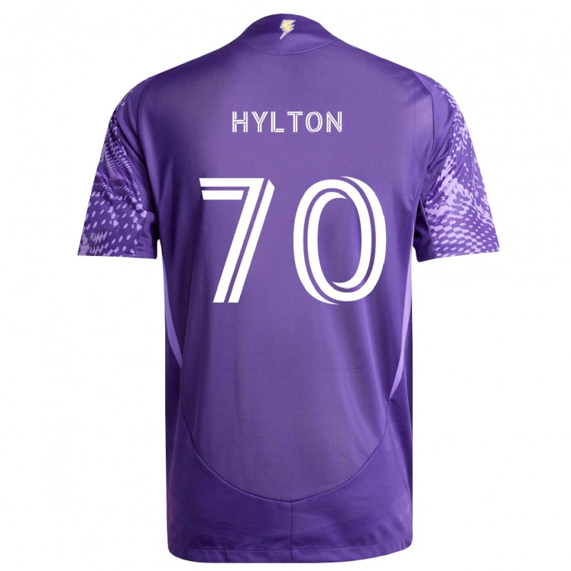 Danxen Hombre Camiseta Justin Hylton #70 Morado Blanco 1ª Equipación 2026/27 La Camisa
