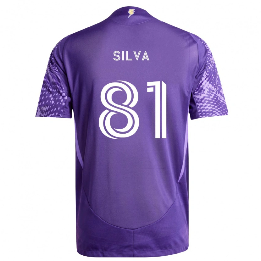 Danxen Hombre Camiseta Luan Silva #81 Morado Blanco 1ª Equipación 2026/27 La Camisa