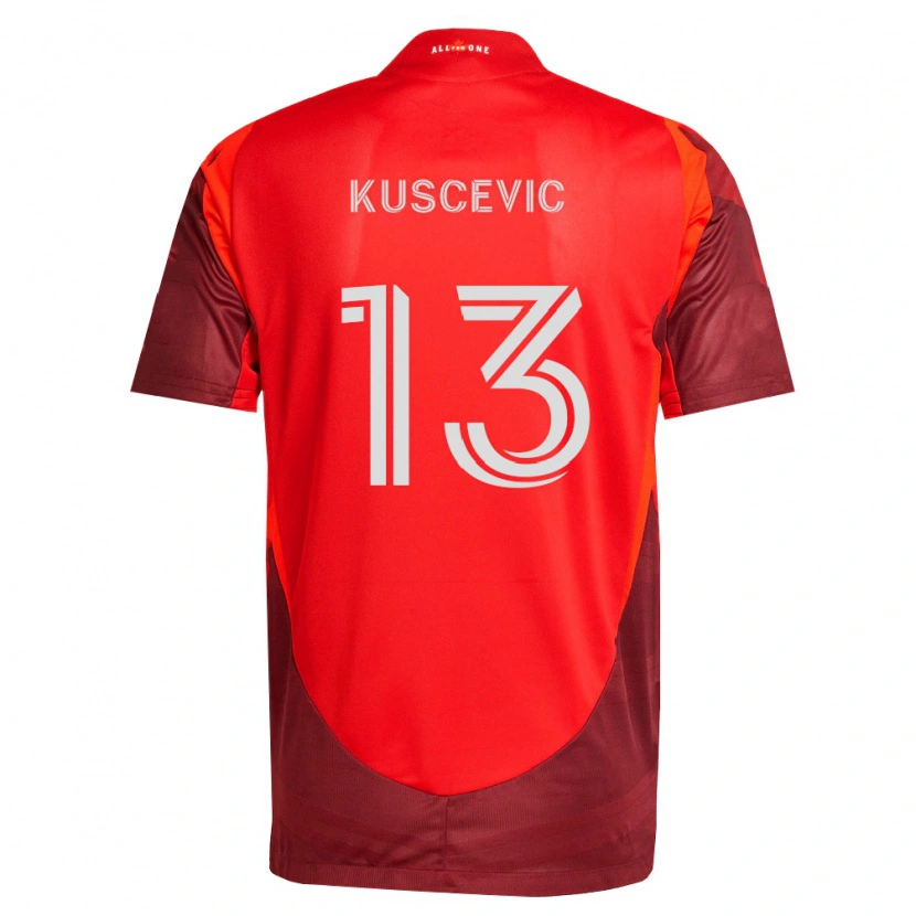 Danxen Hombre Camiseta Benjamín Kuscevic #13 Rojo Borgoña 1ª Equipación 2026/27 La Camisa