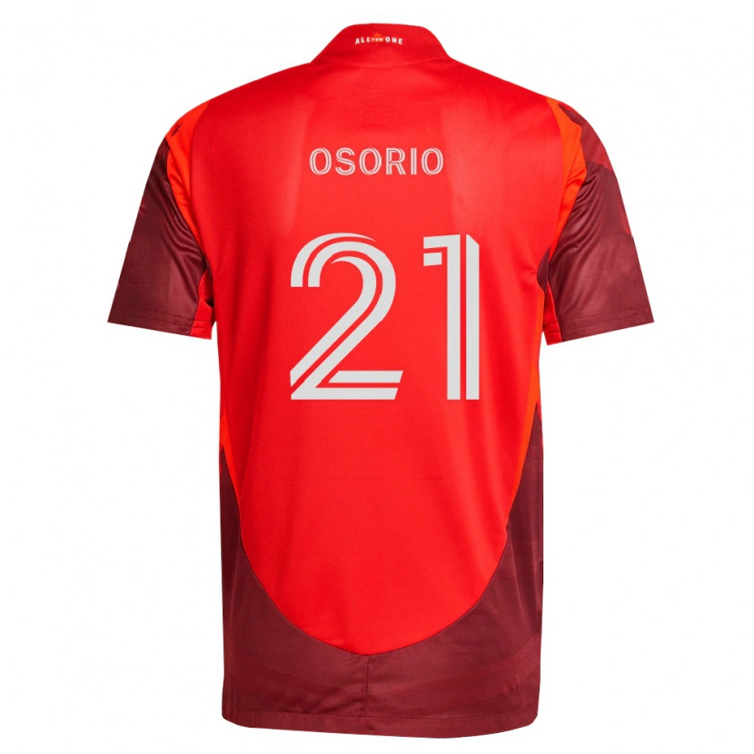 Danxen Hombre Camiseta Jonathan Osorio #21 Rojo Borgoña 1ª Equipación 2026/27 La Camisa