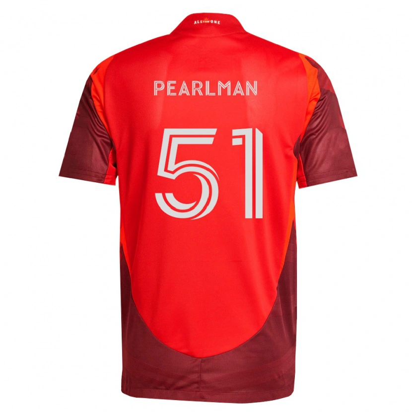 Danxen Hombre Camiseta Adam Pearlman #51 Rojo Borgoña 1ª Equipación 2026/27 La Camisa