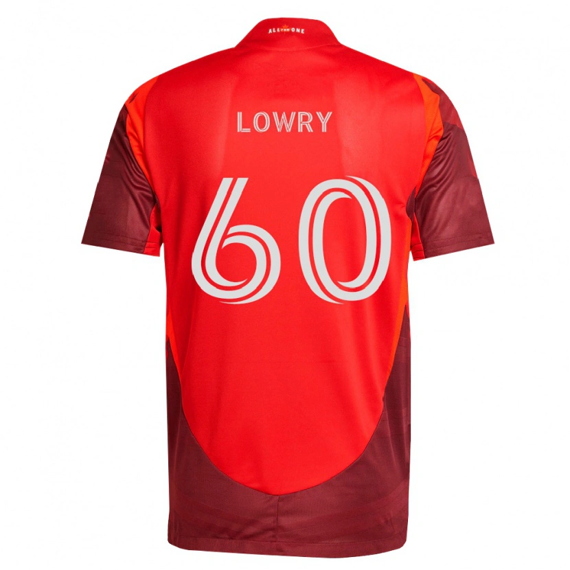 Danxen Hombre Camiseta Benjamin Lowry #60 Rojo Borgoña 1ª Equipación 2026/27 La Camisa