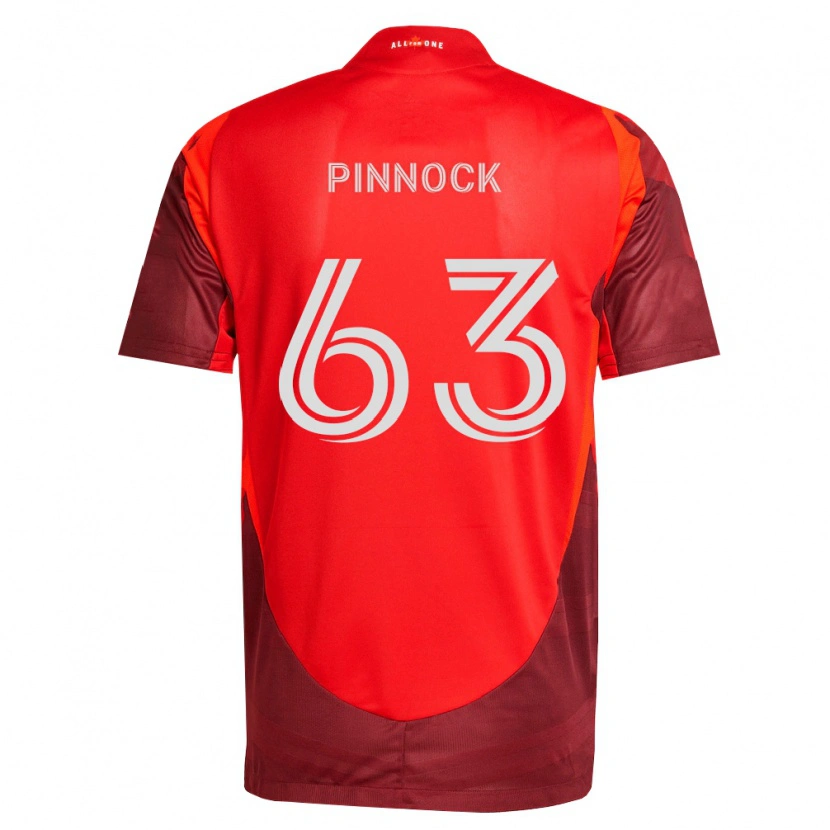 Danxen Hombre Camiseta Shyon Pinnock #63 Rojo Borgoña 1ª Equipación 2026/27 La Camisa