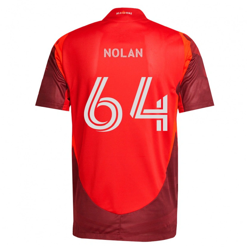 Danxen Hombre Camiseta Jahmarie Nolan #64 Rojo Borgoña 1ª Equipación 2026/27 La Camisa