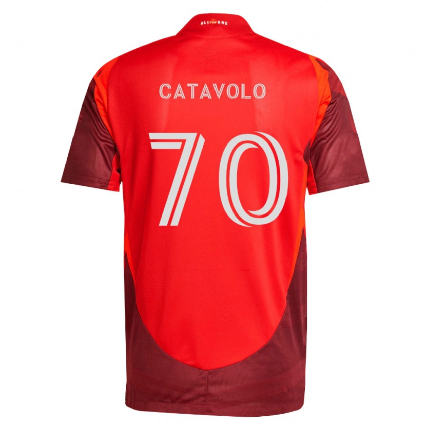 Danxen Hombre Camiseta Matthew Catavolo #70 Rojo Borgoña 1ª Equipación 2026/27 La Camisa