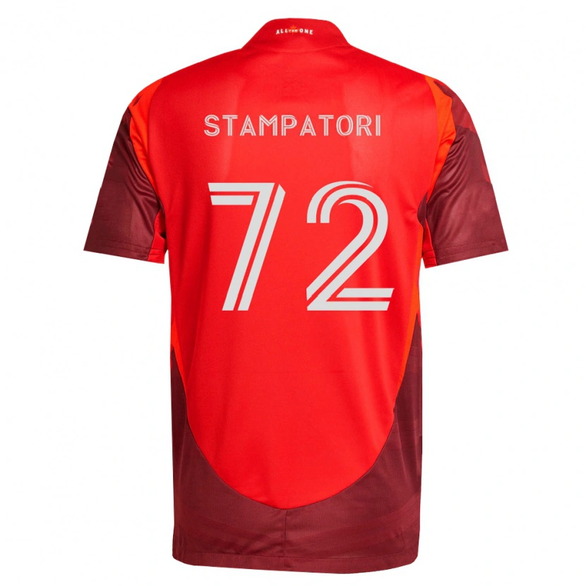 Danxen Hombre Camiseta Daniel Stampatori #72 Rojo Borgoña 1ª Equipación 2026/27 La Camisa