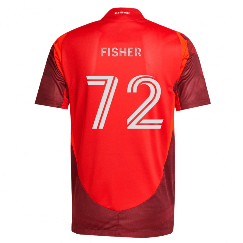 Danxen Hombre Camiseta Mark Fisher #72 Rojo Borgoña 1ª Equipación 2026/27 La Camisa