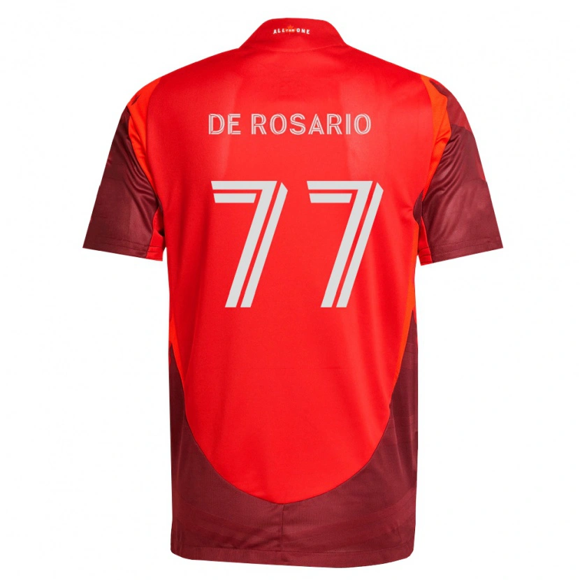 Danxen Hombre Camiseta Adisa De Rosario #77 Rojo Borgoña 1ª Equipación 2026/27 La Camisa