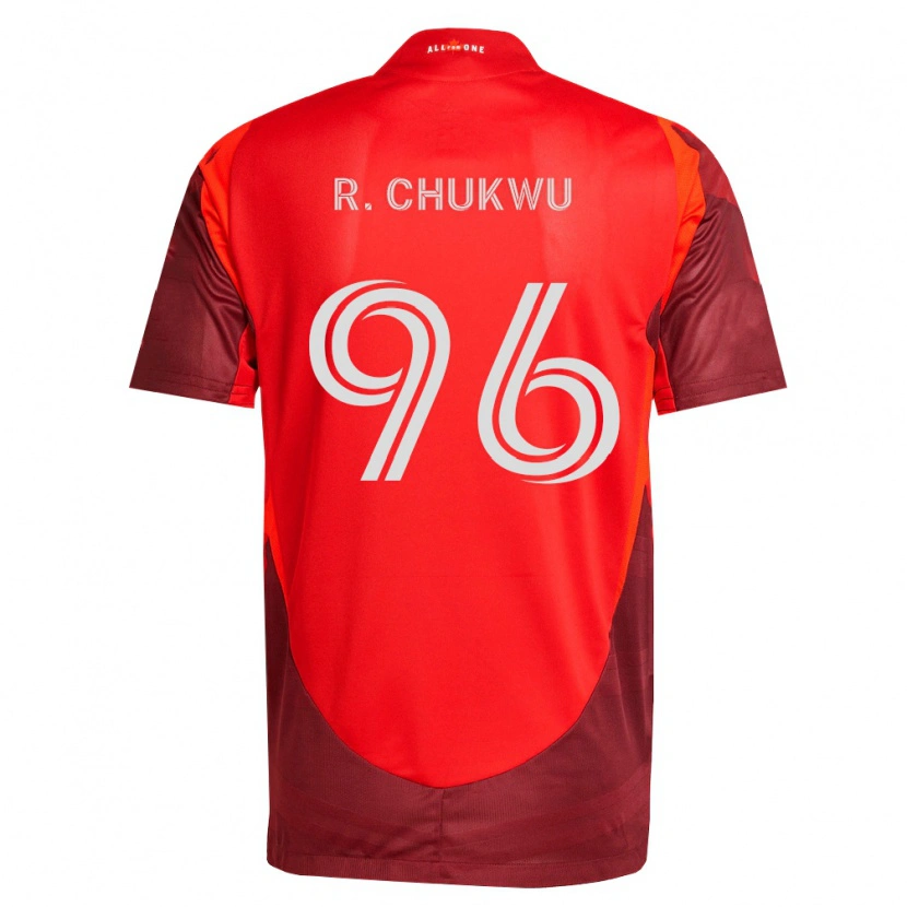 Danxen Hombre Camiseta Richard Chukwu #96 Rojo Borgoña 1ª Equipación 2026/27 La Camisa
