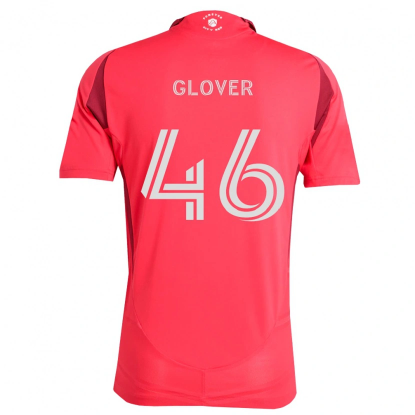 Danxen Hombre Camiseta Caden Glover #46 Magenta Blanco 1ª Equipación 2026/27 La Camisa