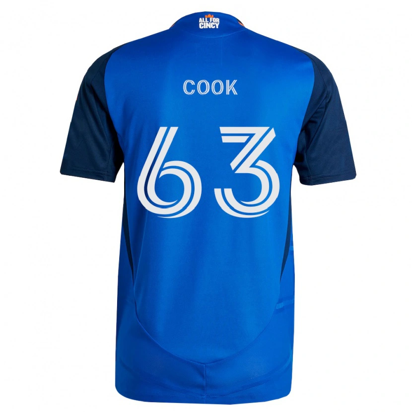 Danxen Hombre Camiseta Steel Cook #63 Azul Real Naranja 1ª Equipación 2026/27 La Camisa