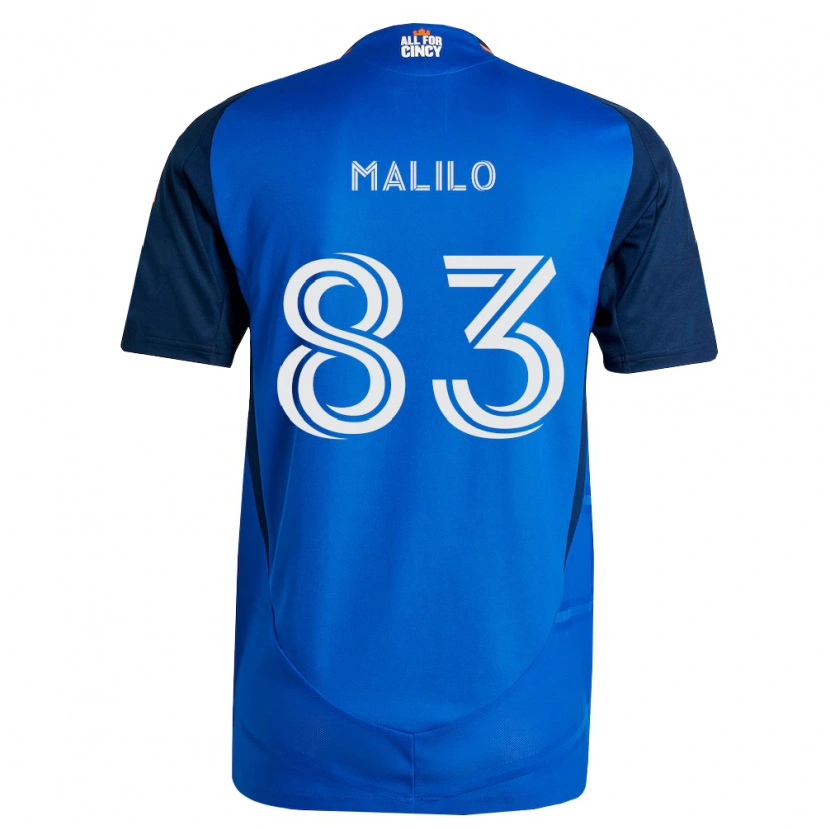 Danxen Hombre Camiseta Chance Malilo #83 Azul Real Naranja 1ª Equipación 2026/27 La Camisa