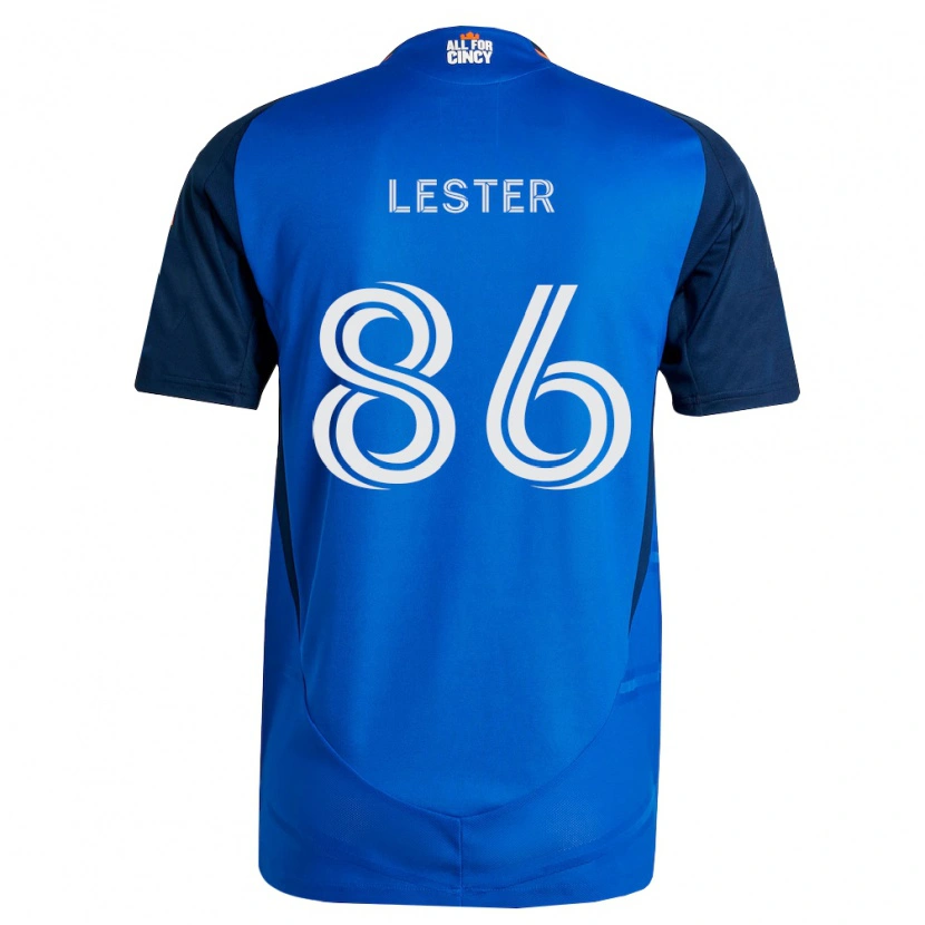 Danxen Hombre Camiseta Jaylen Lester #86 Azul Real Naranja 1ª Equipación 2026/27 La Camisa