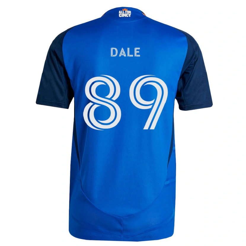 Danxen Hombre Camiseta Connor Dale #89 Azul Real Naranja 1ª Equipación 2026/27 La Camisa