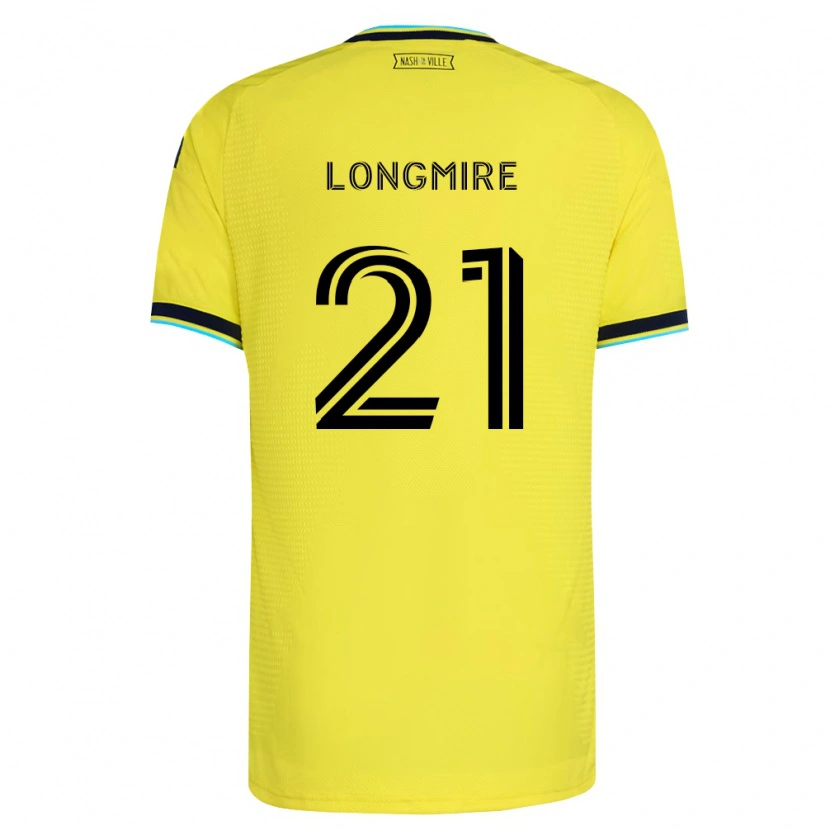 Danxen Hombre Camiseta Ahmed Longmire #21 Amarillo Brillante Azul Marino 1ª Equipación 2026/27 La Camisa
