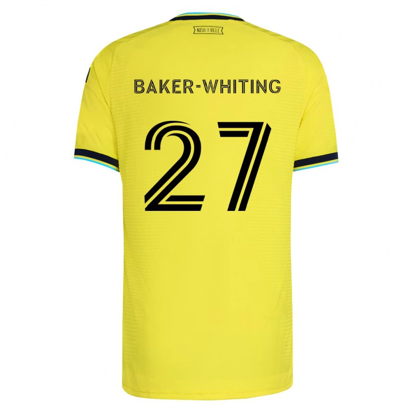 Danxen Hombre Camiseta Reed Baker-Whiting #27 Amarillo Brillante Azul Marino 1ª Equipación 2026/27 La Camisa